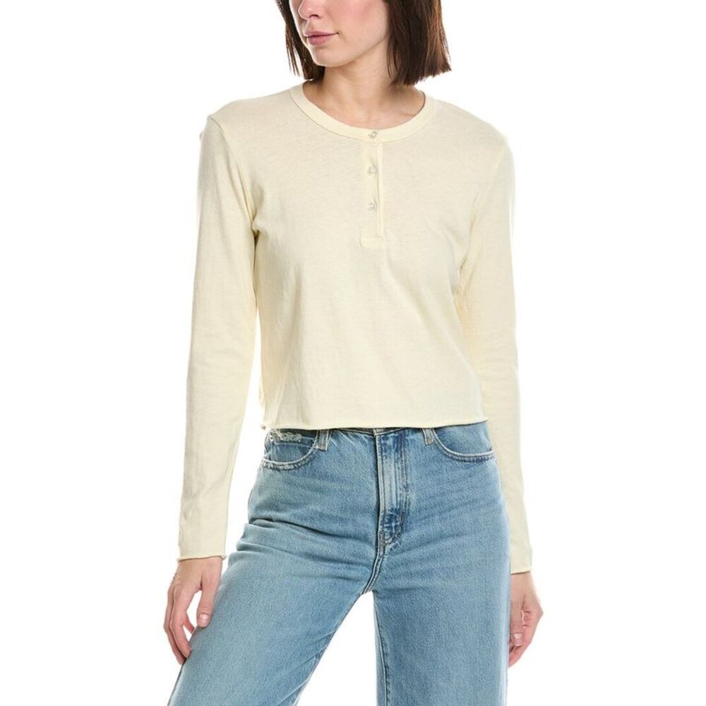 James Perse Womens  Shrunken Henley